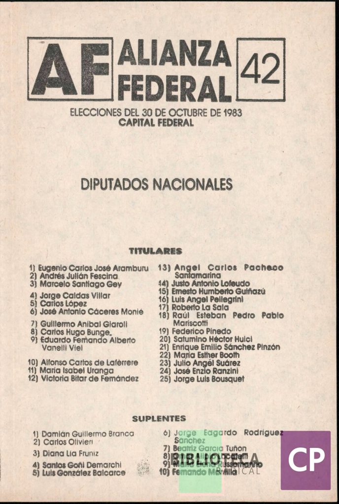 ALIANZA FEDERAL