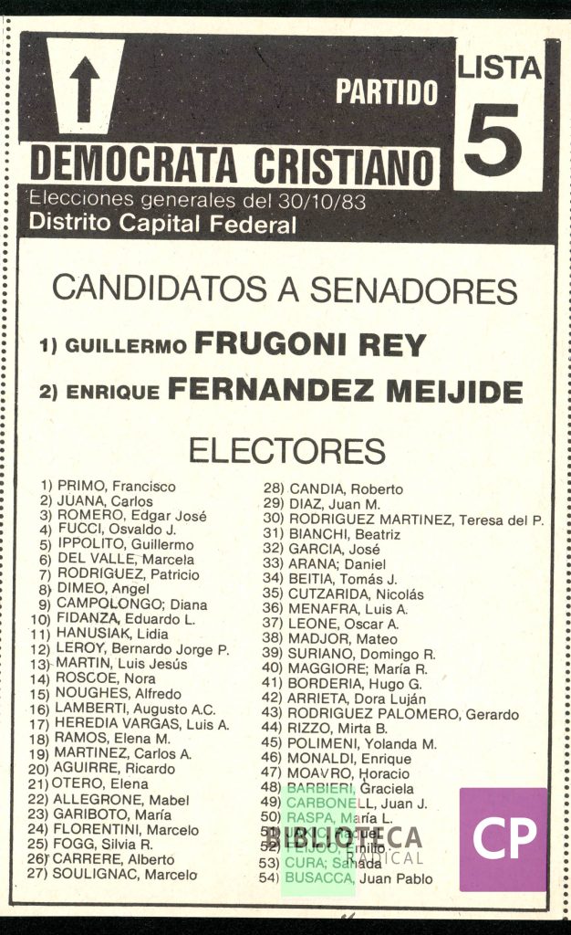 PARTIDO DEMÓCRATA CRISTIANO