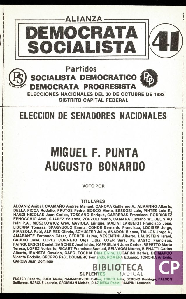 ALIANZA DEMÓCRATA SOCIALISTA