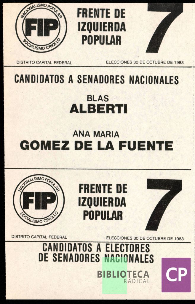 FRENTE DE IZQUIERDA POPULAR