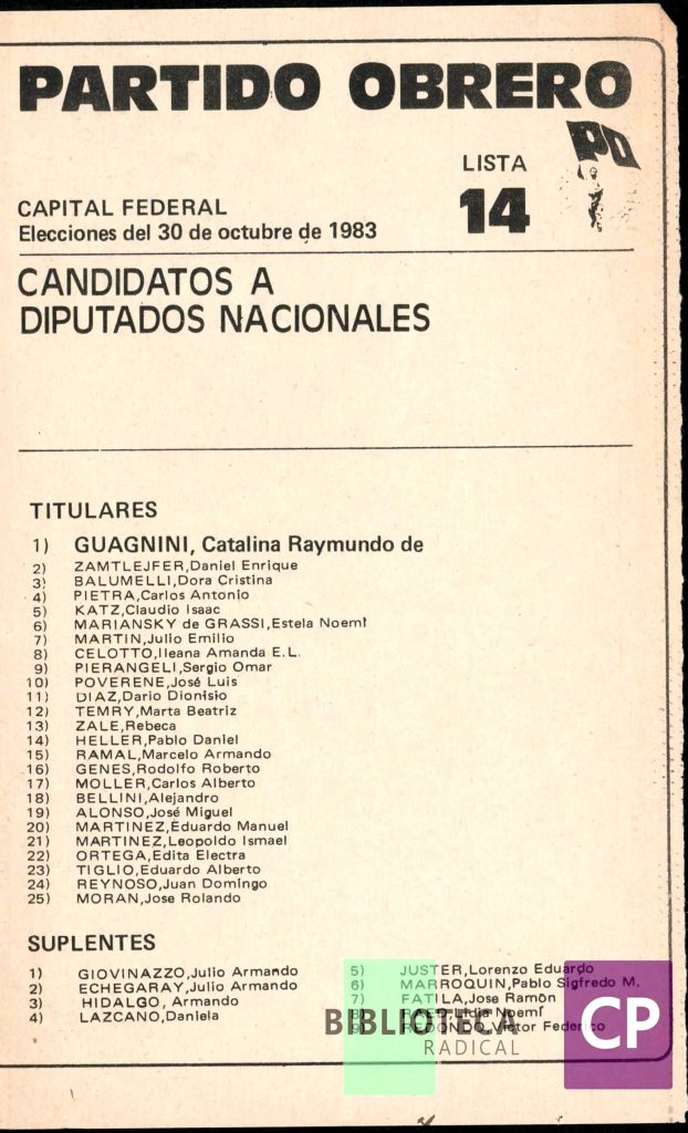 PARTIDO OBRERO