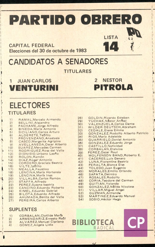 PARTIDO OBRERO