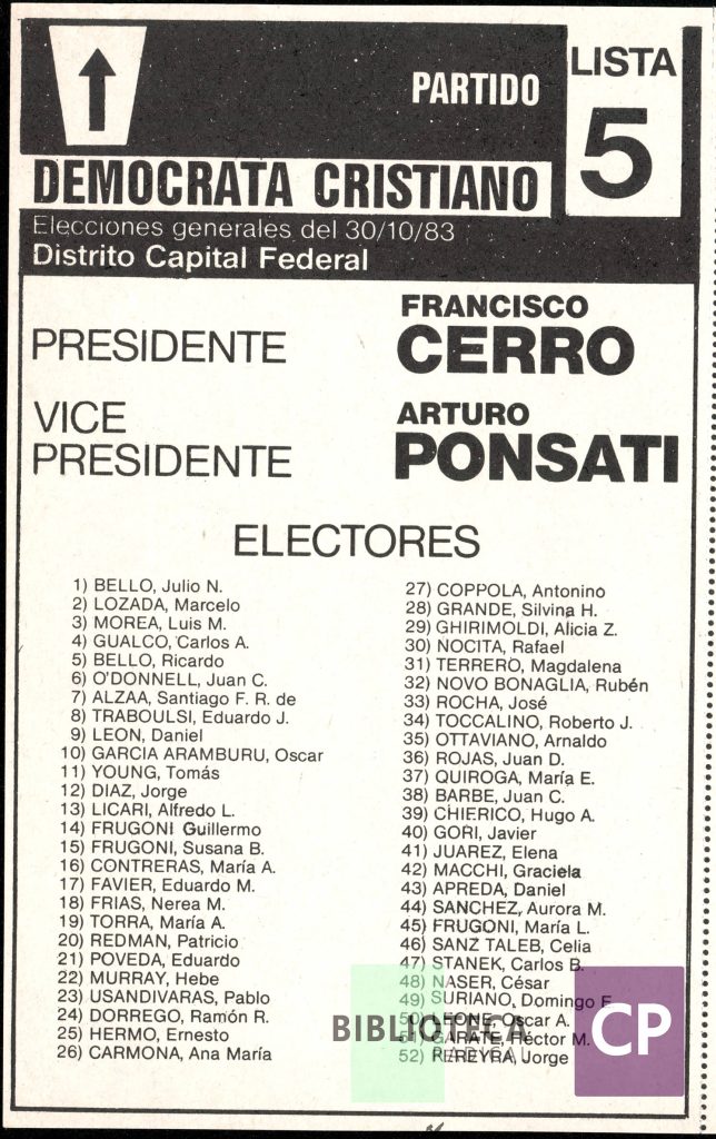 PARTIDO DEMÓCRATA CRISTIANO