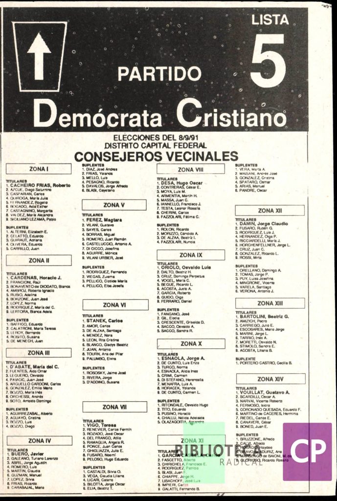 PARTIDO DEMÓCRATA CRISTIANO