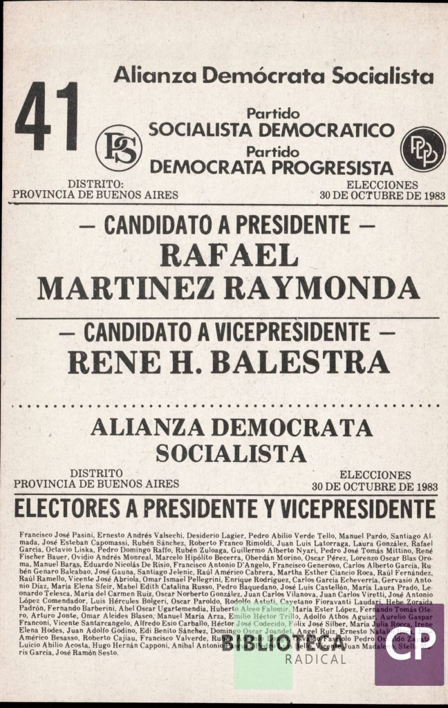 ALIANZA DEMÓCRATA SOCIALISTA