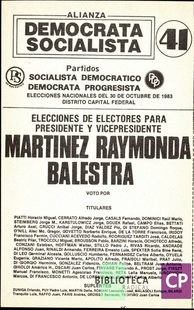ALIANZA DEMÓCRATA SOCIALISTA