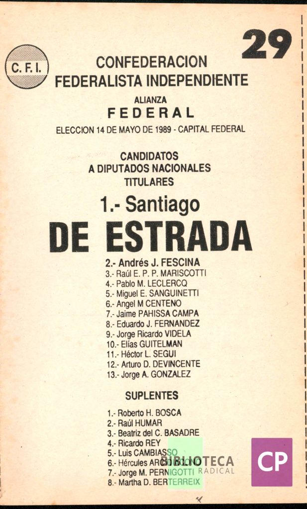 CONFEDERACIÓN FEDERALISTA INDEPENDIENTE