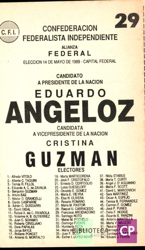 CONFEDERACIÓN FEDERALISTA INDEPENDIENTE