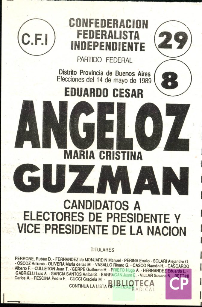 CONFEDERACIÓN FEDERALISTA INDEPENDIENTE
