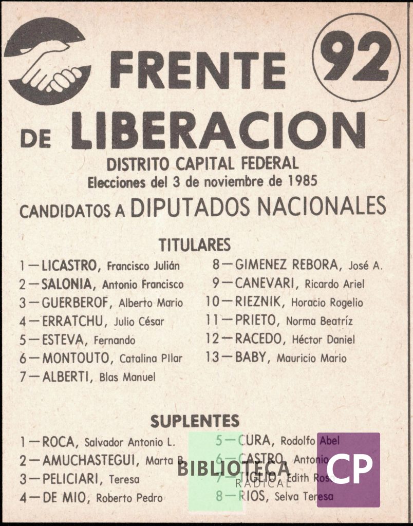 FRENTE DE LIBERACIÓN