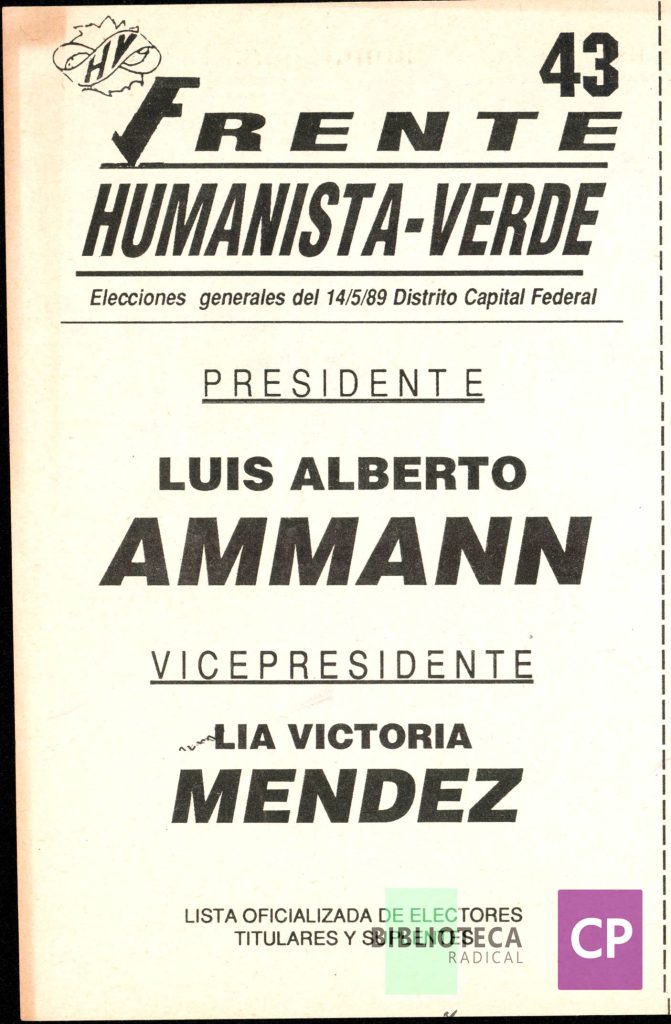 FRENTE HUMANISTA VERDE