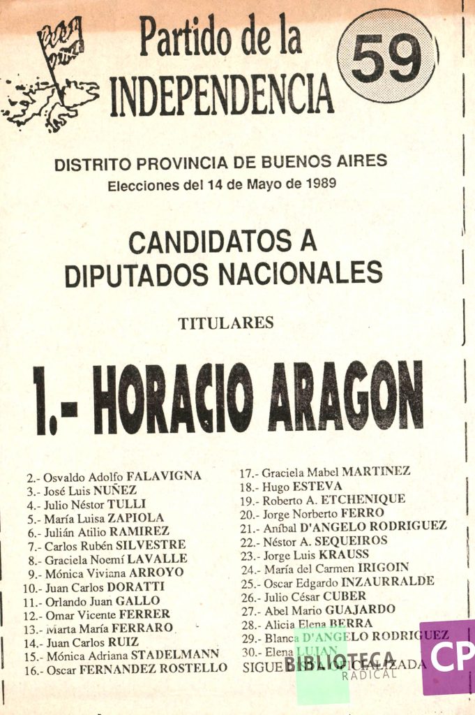 PARTIDO DE LA INDEPENDENCIA