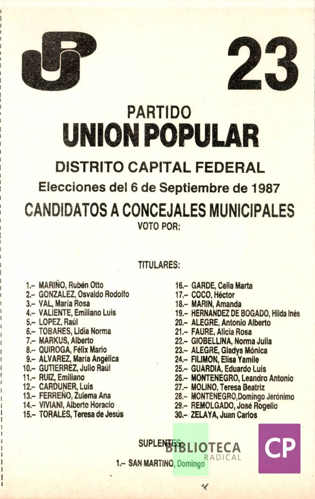 UNIÓN POPULAR