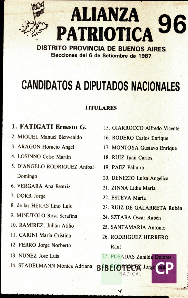 ALIANZA PATRIÓTICA