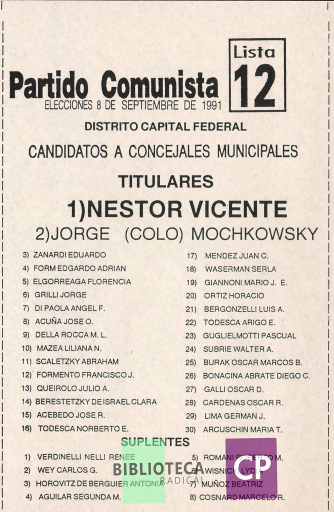 PARTIDO COMUNISTA