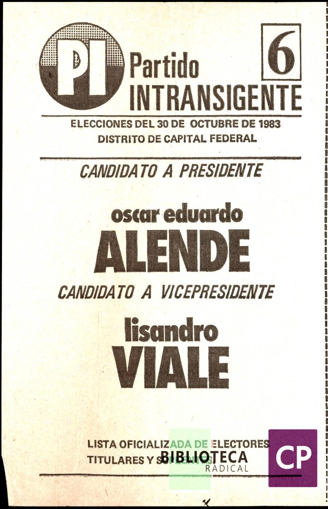 PARTIDO INTRANSIGENTE