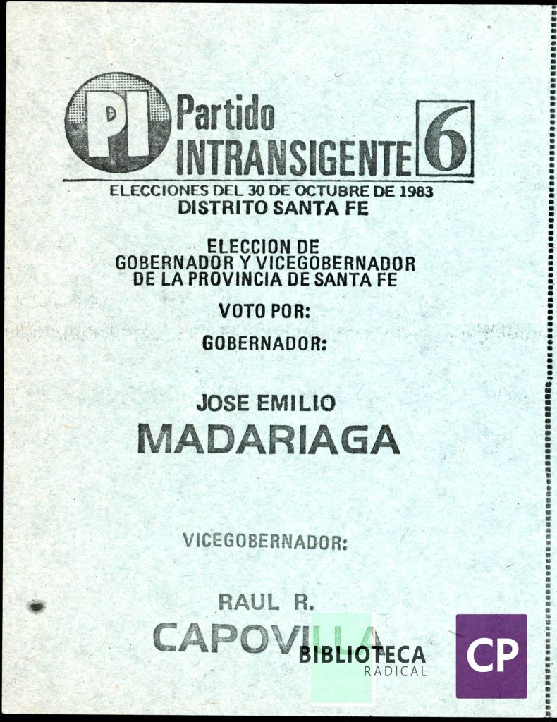PARTIDO INTRANSIGENTE