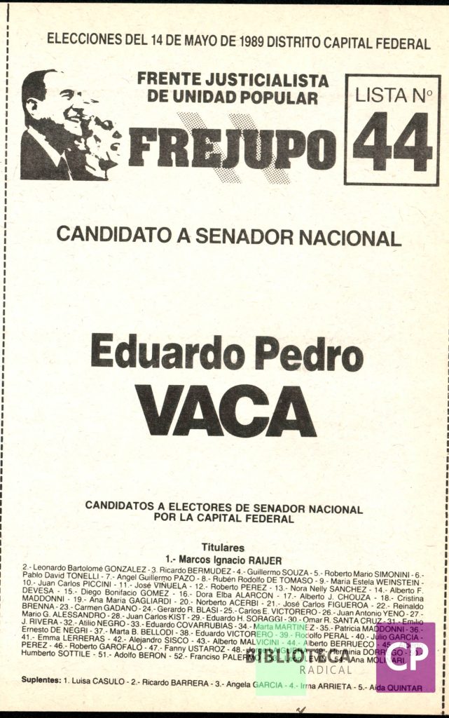 FRENTE JUSTICIALISTA DE UNIDAD POPULAR