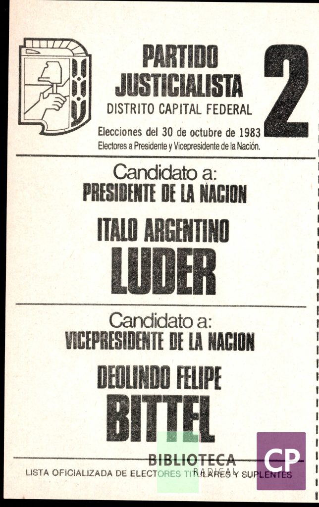 PARTIDO JUSTICIALISTA