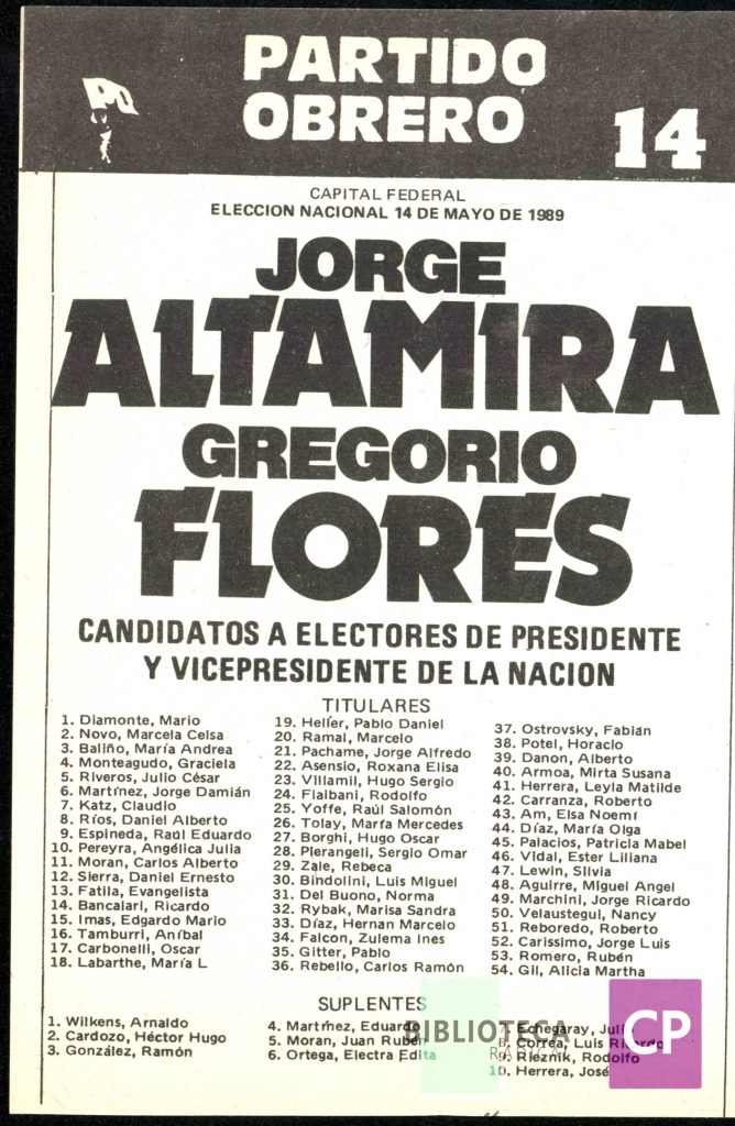 PARTIDO OBRERO