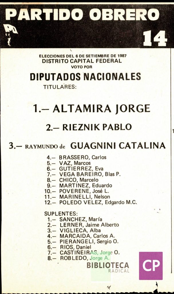 PARTIDO OBRERO