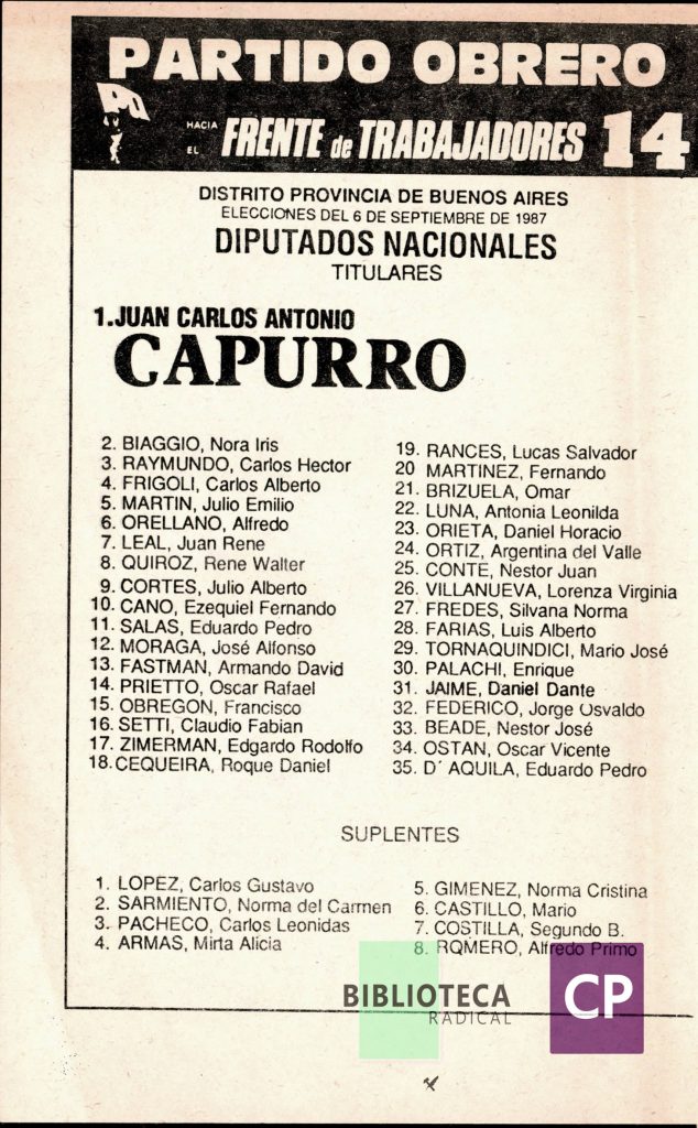 PARTIDO OBRERO