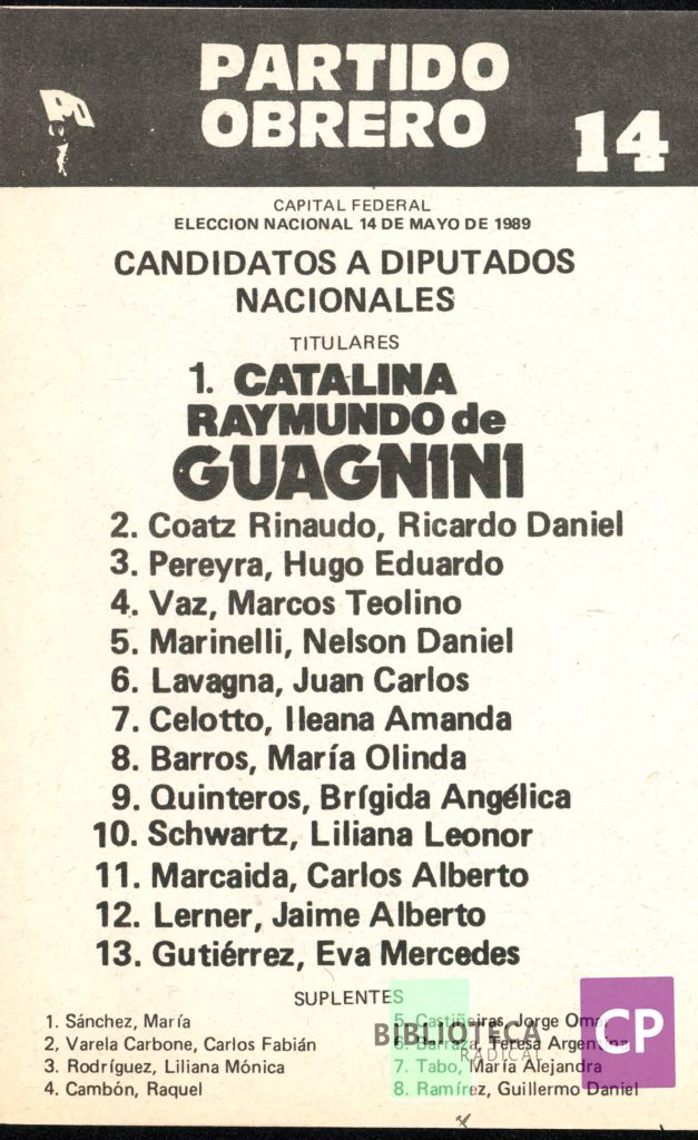 PARTIDO OBRERO