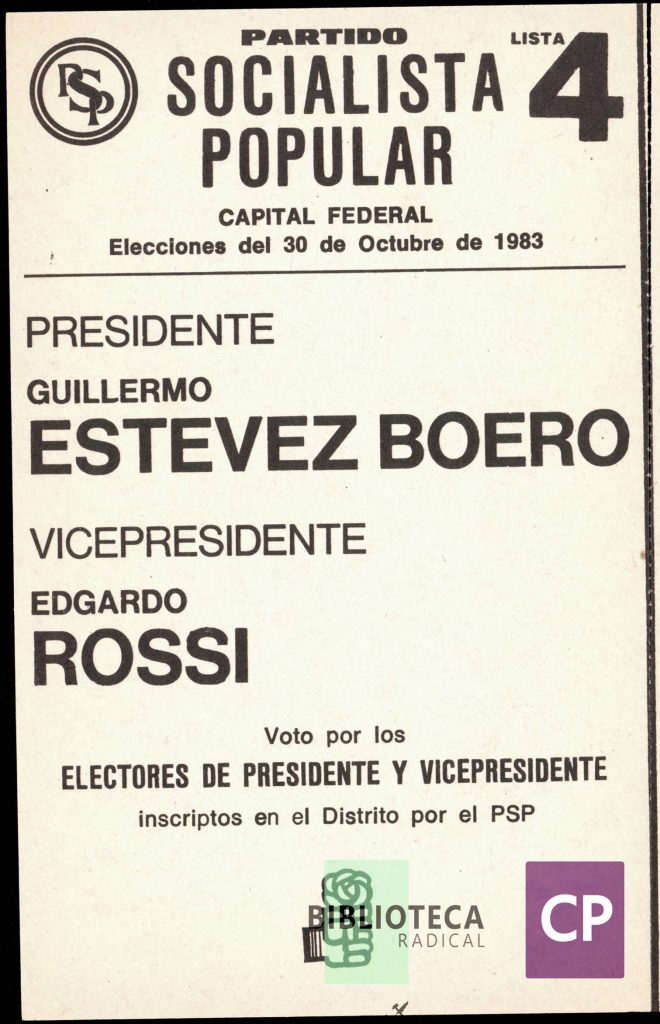 PARTIDO SOCIALISTA POPULAR