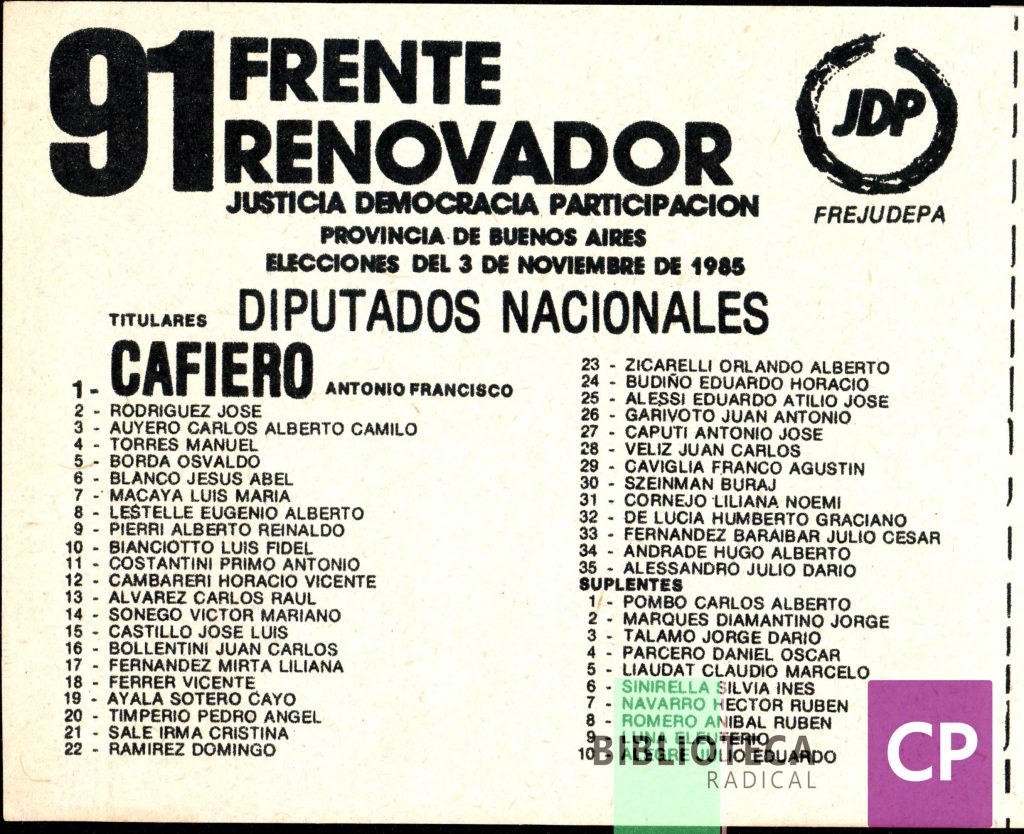 FRENTE RENOVADOR