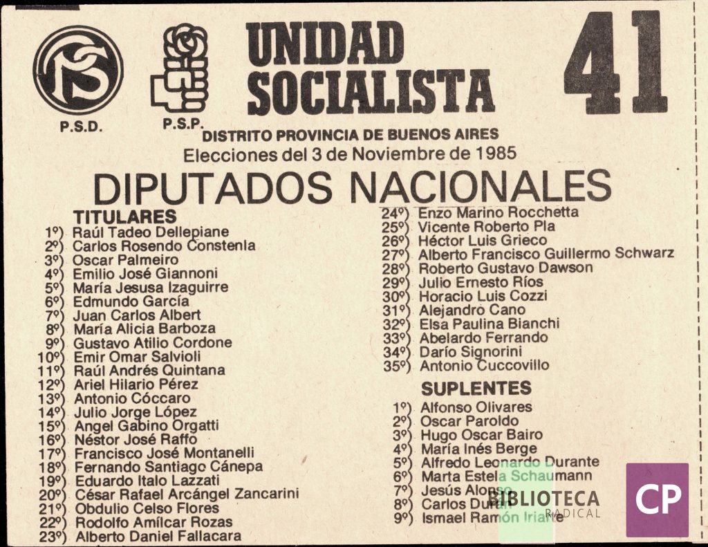 UNIDAD SOCIALISTA