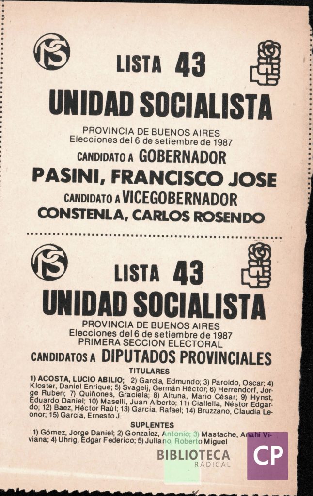 UNIDAD SOCIALISTA