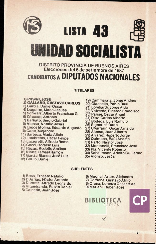 UNIDAD SOCIALISTA