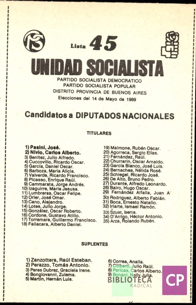 UNIDAD SOCIALISTA