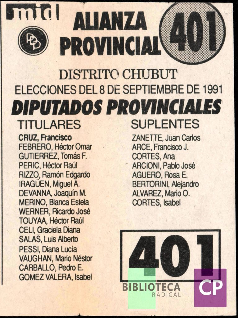 ALIANZA PROVINCIAL-401