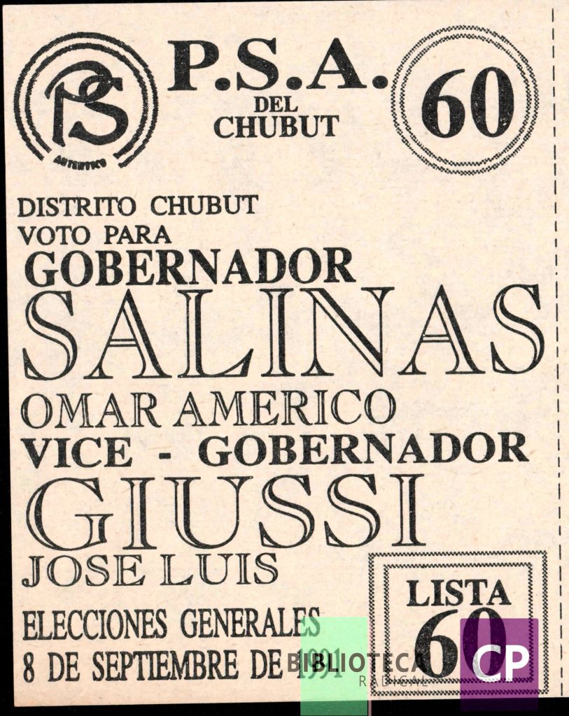 PARTIDO SOCIALISTA AUTÉNTICO - 60