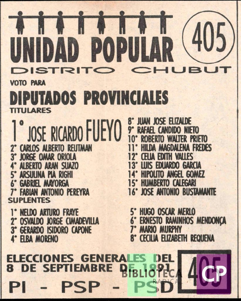 UNIDAD POPULAR - 405