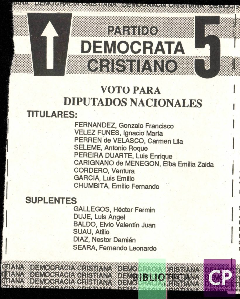 PARTIDO DEMÓCRATA CRISTIANO