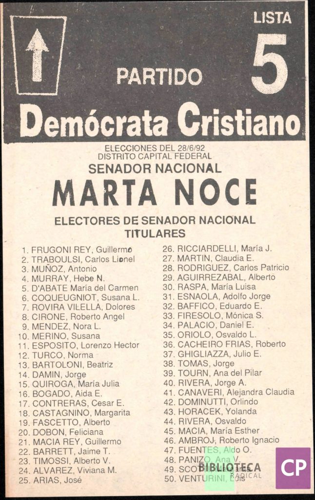 PARTIDO DEMÓCRATA CRISTIANO