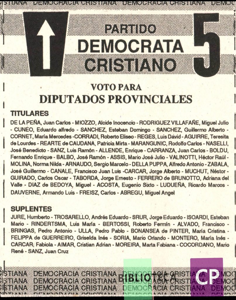 PARTIDO DEMÓCRATA CRISTIANO