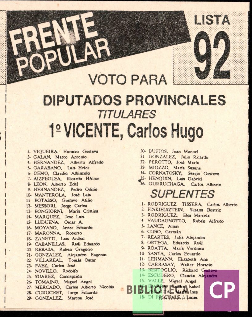 FRENTE POPULAR