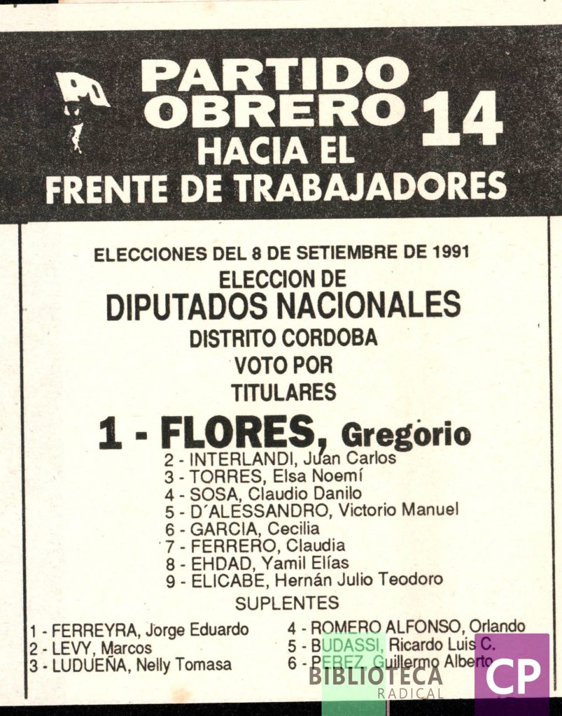 PARTIDO OBRERO