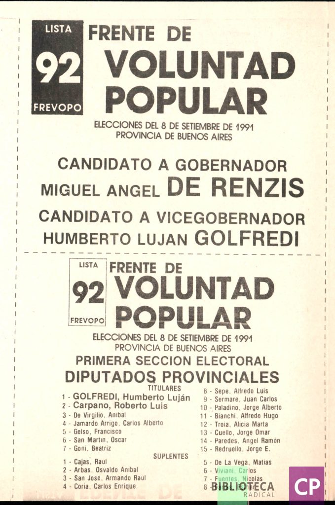 VOLUNTAD POPULAR