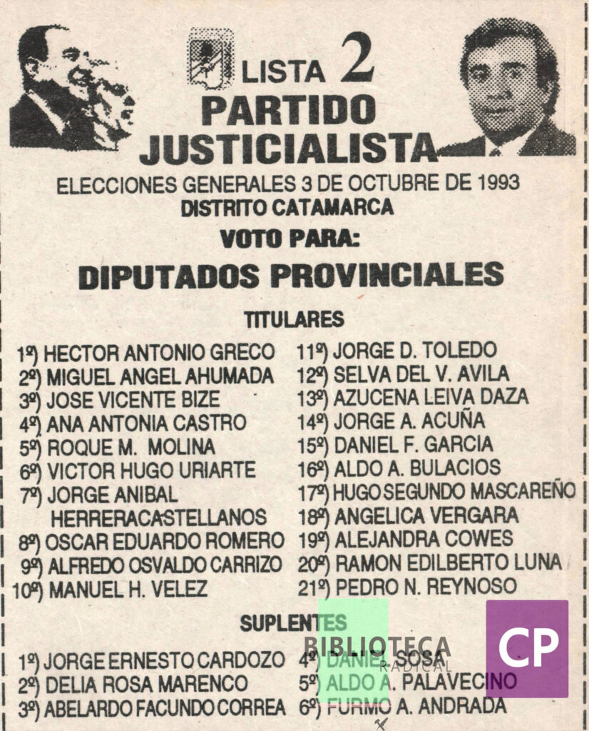 PARTIDO JUSTICIALISTA