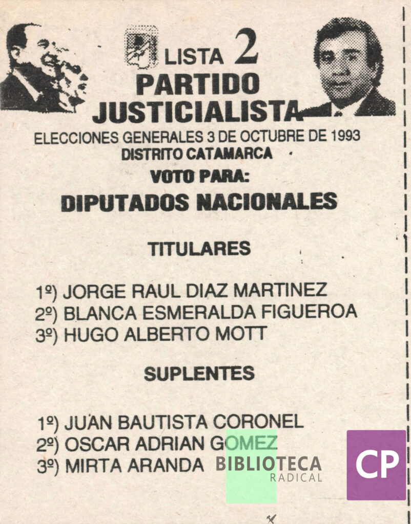 PARTIDO JUSTICIALISTA