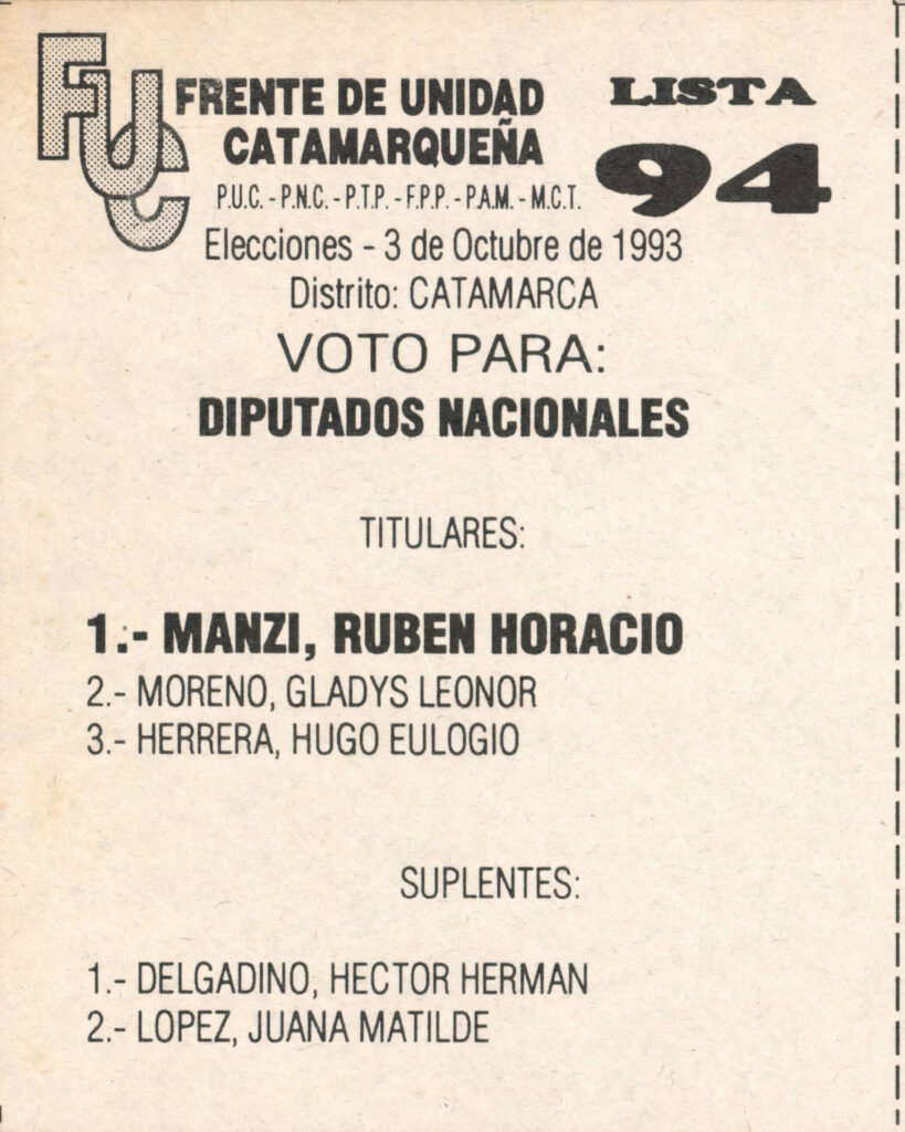 FRENTE DE UNIDAD CATAMARQUEÑA