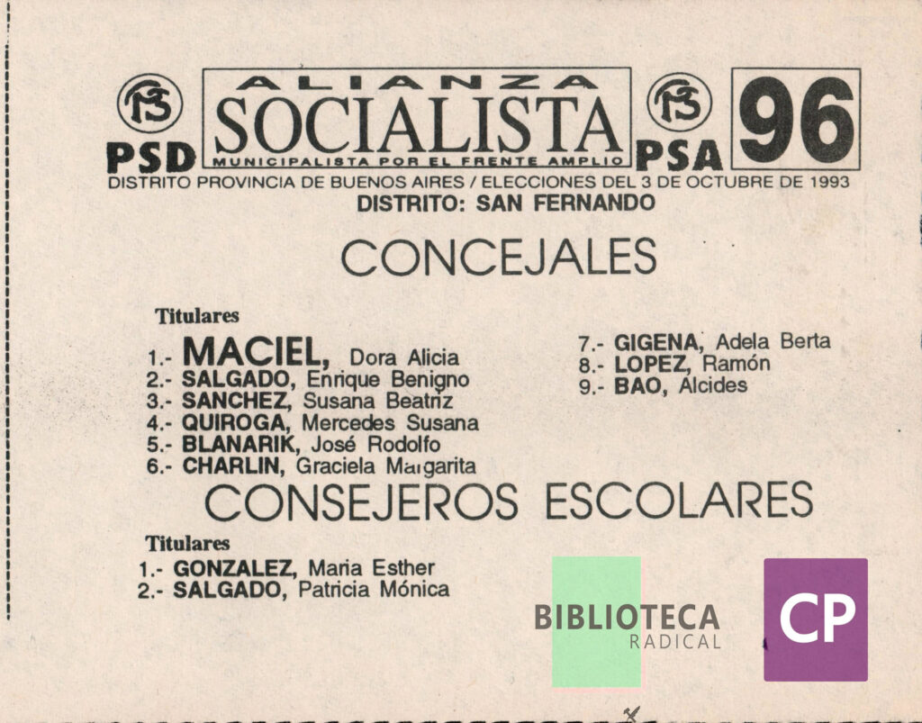 ALIANZA SOCIALISTA