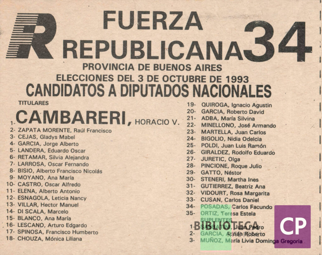 FUERZA REPUBLICANA
