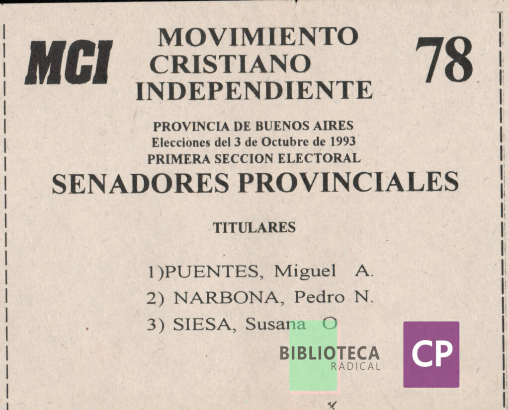 MOVIMIENTO CRISTIANO INDEPENDIENTE