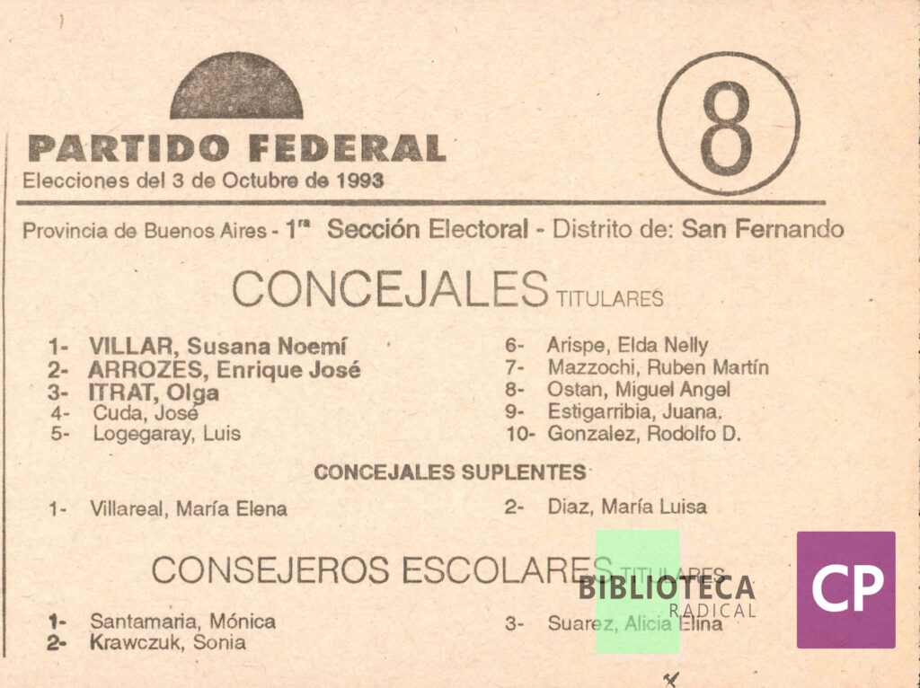 PARTIDO FEDERAL