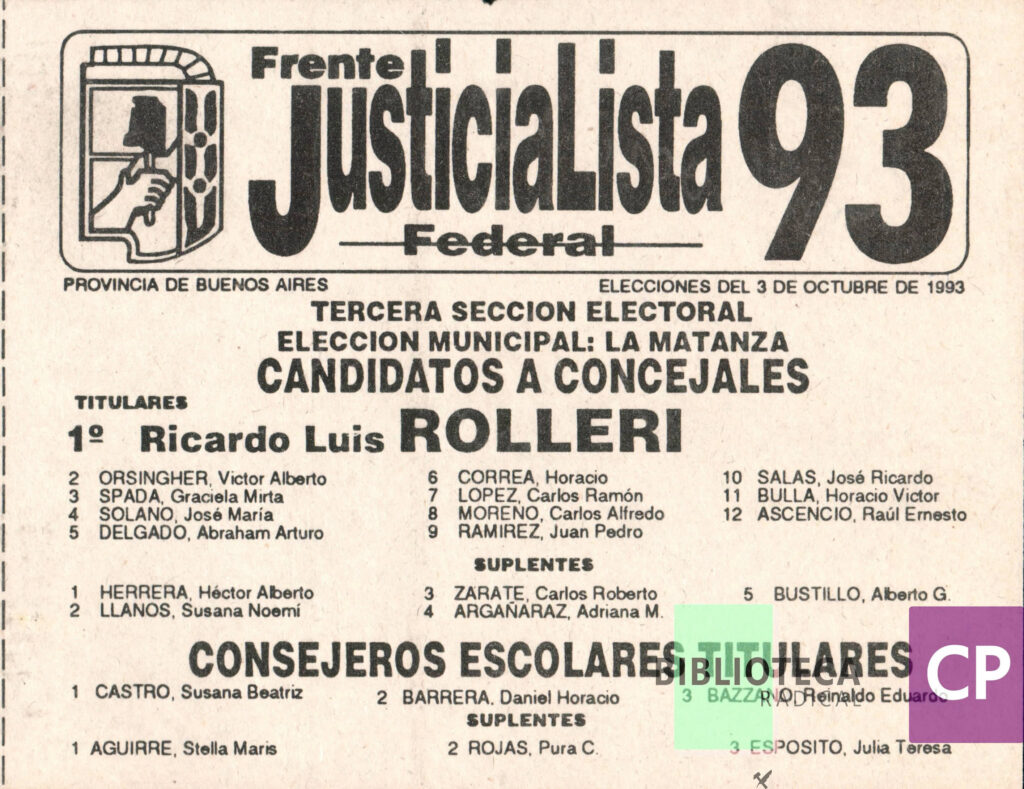 FRENTE JUSTICIALISTA